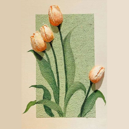 3D DIY Tulpenperlenmalerei Dekoration