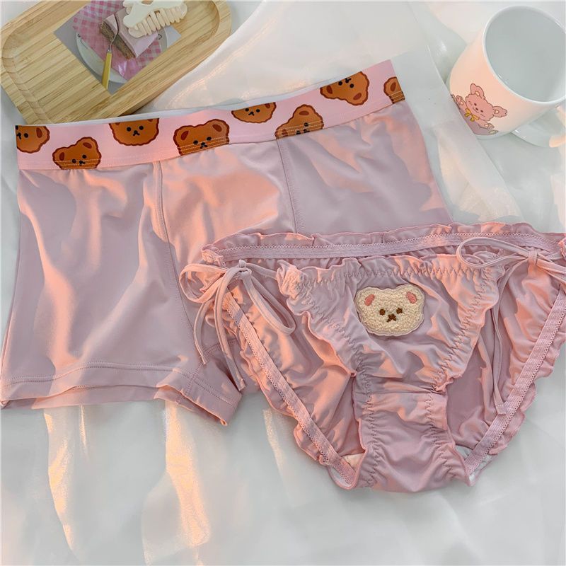 Cute Bear Couple Panties