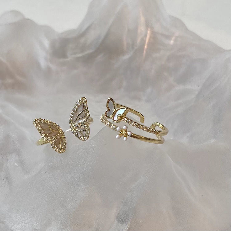 Diamond Butterfly Ring  MK19041