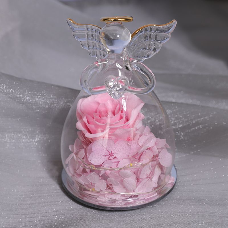 Angel Everlasting Flower Led Gift