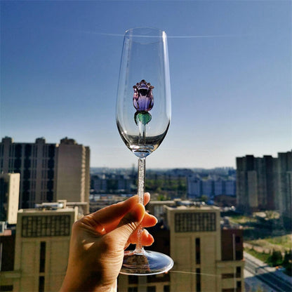 Rose Champagne Flutes - Heartzcore