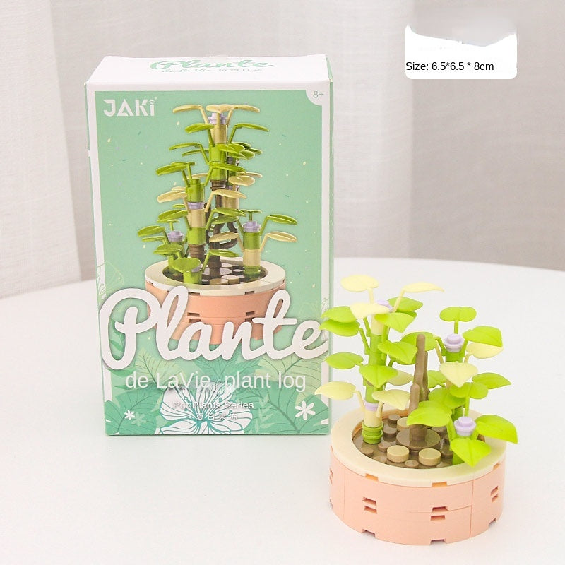 DIY Potted Plants Flowers Blocks