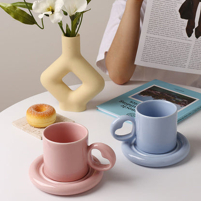 Heart-shaped Cup and Plate - Heartzcore