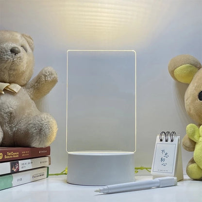USB Led Love Night Message Board Lamp With PEN LIN80 - mkkawaiishop