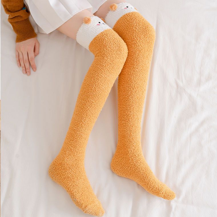 Fluffy Friends Animal Winter Long Socks MK18626