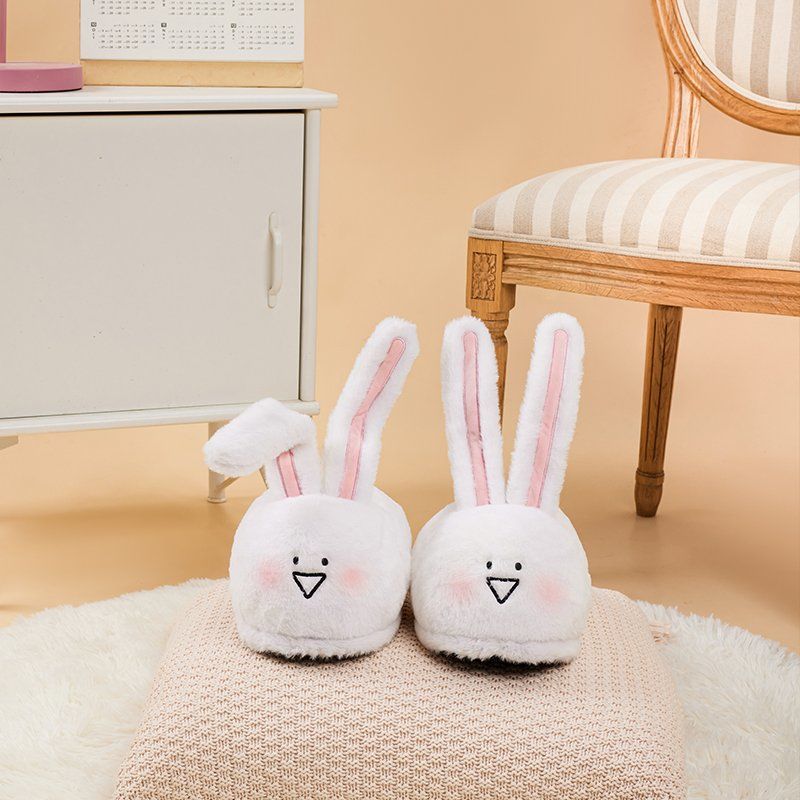 Long Ear Bunny Fluffy Slippers - Kimi