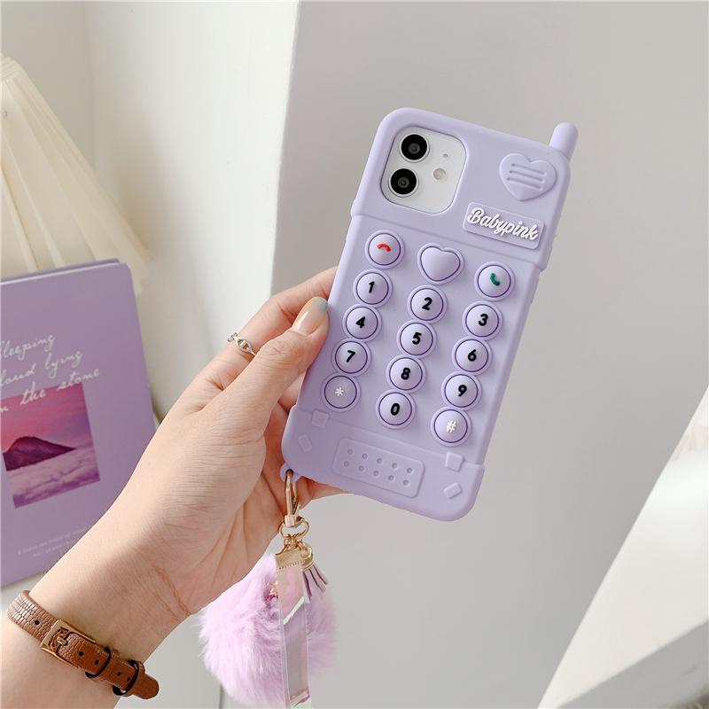 Cute Blue/Pink/Purple Kawaii Pastel Phone Case MK16173 - mkkawaiishop