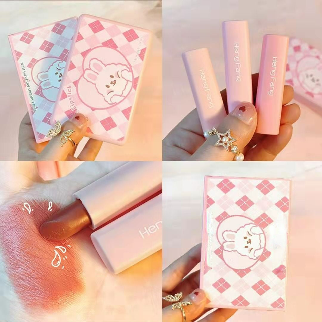 Box of 6 Mini Cute Bunny lipstick