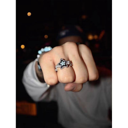 Bagues Étoile Bleue