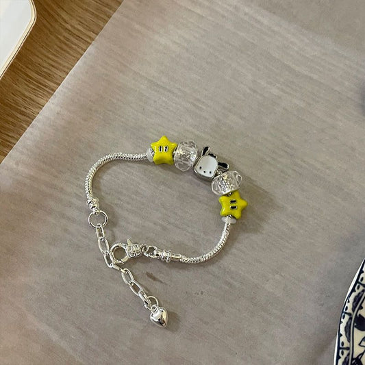 Bracelet à breloques avec dessin animé de Star Anime - Heartzcore