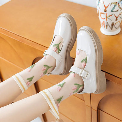 Chaussettes à fleurs de tulipe MK18676