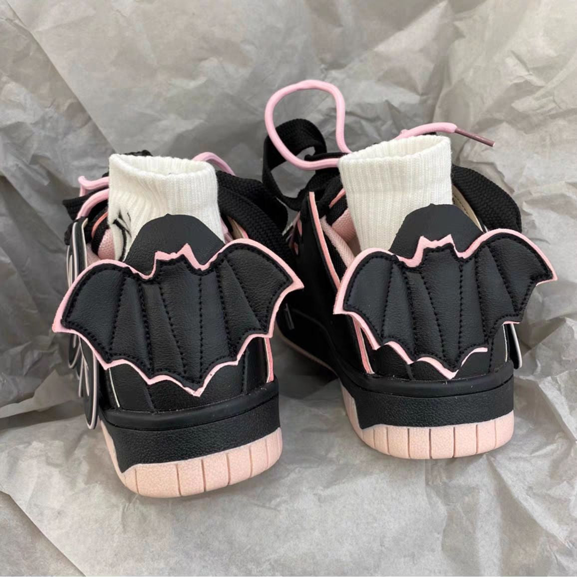 Little Devil Wings Bat Sneakers - Heartzcore