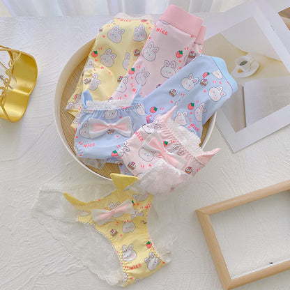 Cute Bunny Lace Panties