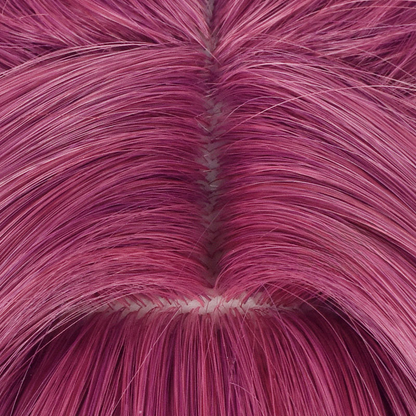 Perruque de cosplay queue de cheval rouge cerise de Honkai Star Rail Kafka ON810