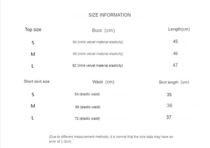 Bunny Strap Skirt Set