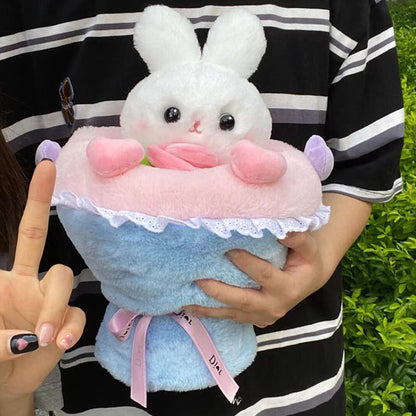 Peluche Bouquet de Lapin Kawaii