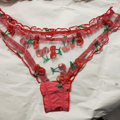 süße Dessous mit Blumenmuster