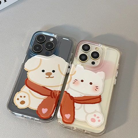 Scarf Cat Puppy Phone Case MK18832