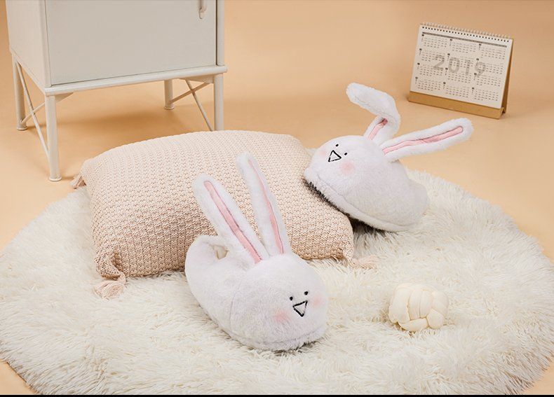 Long Ear Bunny Fluffy Slippers - Kimi