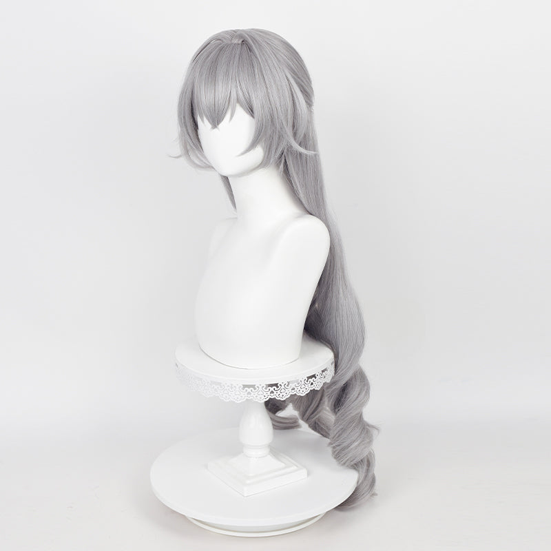 Honkai Star Rail Bronia Cute Long Curly Gray Wig ON827