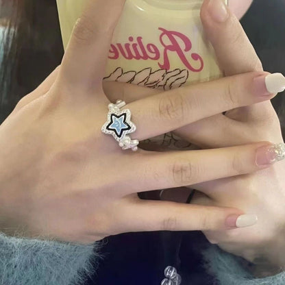 Bagues Étoile Bleue