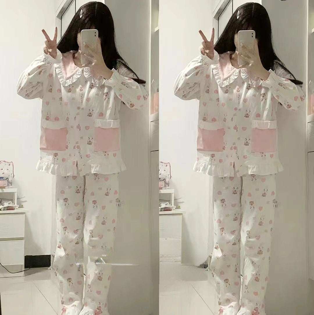 Cute Pink White Bunny Pajama - Kimi