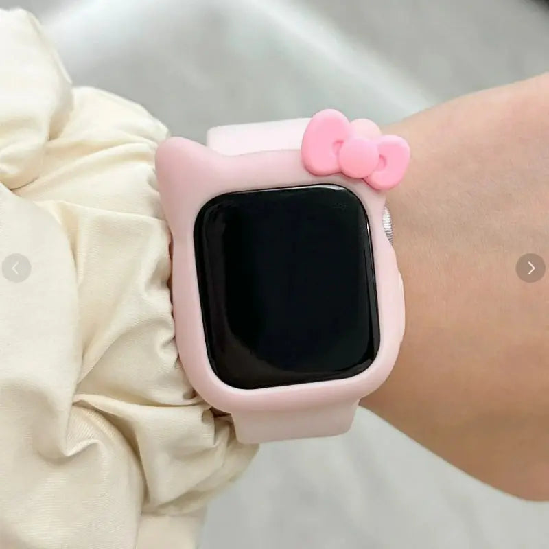 Kawaii Aesthetic Y2K Cute Fairy Cartoon Bow Case for iWatch MK Kawaii Store