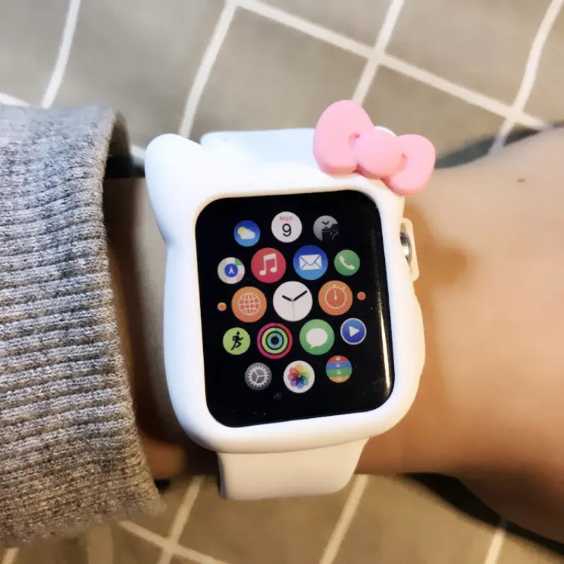 Kawaii Aesthetic Y2K Cute Fairy Cartoon Bow Case for iWatch MK Kawaii Store