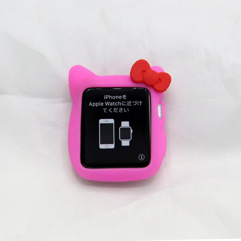 Kawaii Aesthetic Y2K Cute Fairy Cartoon Bow Case for iWatch MK Kawaii Store