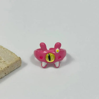 Kawaii Aesthetic Y2K Cute Fairy Cat and Monster Rings MK Kawaii Store