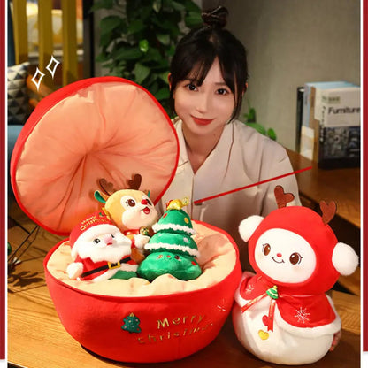 Kawaii Aesthetic Y2K Cute Fairy Christmas Apple Plush Toy MK Kawaii Store