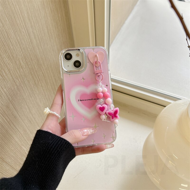 Cute Pink Heart Case - Heartzcore