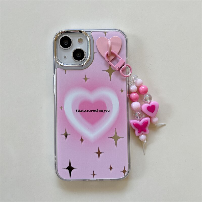 Cute Pink Heart Case - Heartzcore