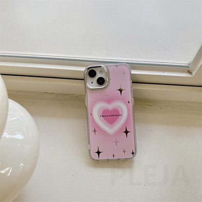 Cute Pink Heart Case - Heartzcore