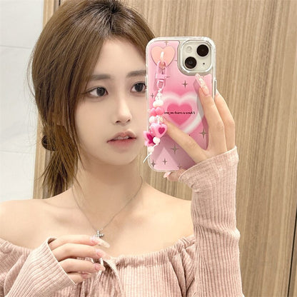 Cute Pink Heart Case - Heartzcore