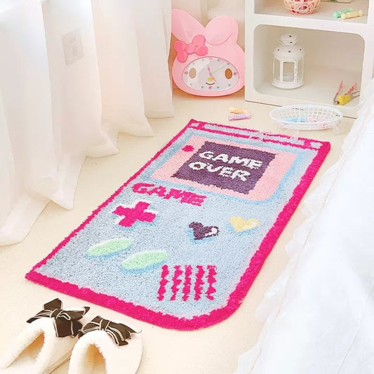 Tapis pastel kawaii Game Boy GG Game Over ON966