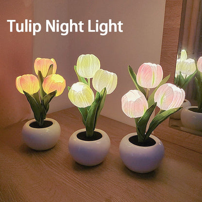 Tulips Table Lamp Led W347 - mkkawaiishop