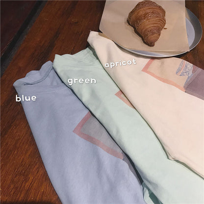 Kurzarm-T-Shirt mit Aufdruck WI67