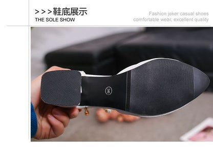 Faux Pearl Chunky Heels cc1