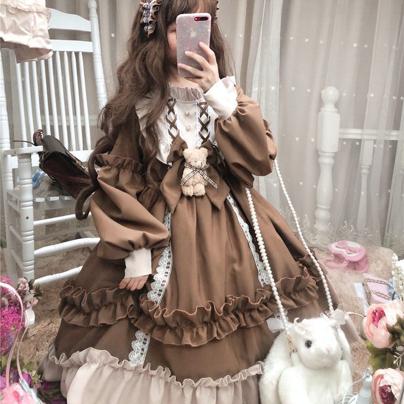 Lolita Fashion Two-Dimensional Lolita Princess Dress / Petticoat L79 - mkkawaiishop