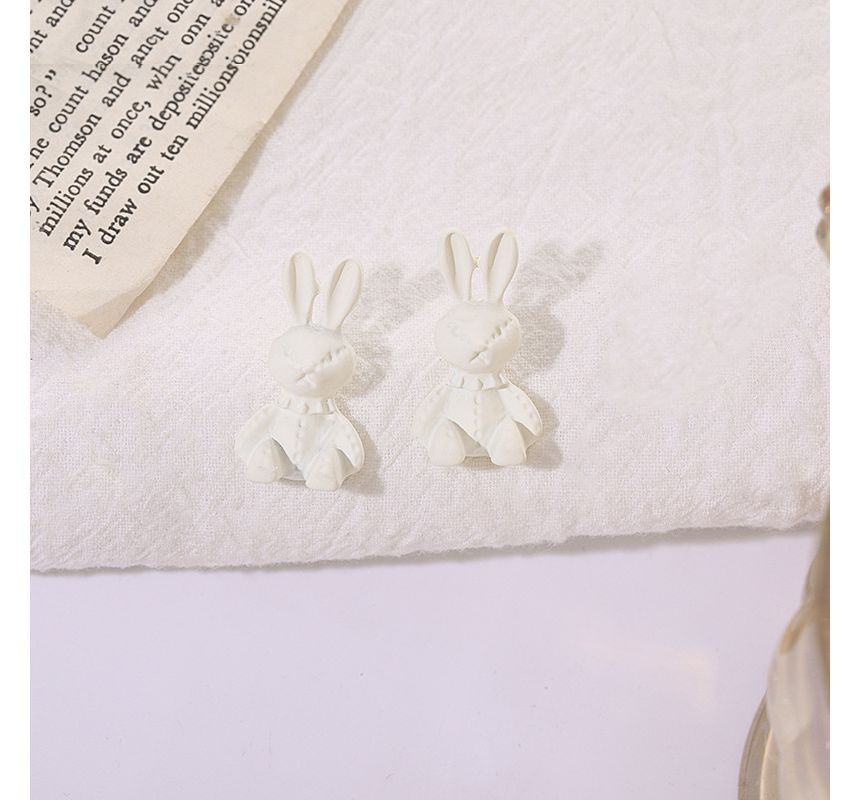 Rabbit Stud Earring GA64 - mkkawaiishop