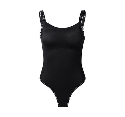 Body à bretelles spaghetti et imprimé lettrage ZJ3