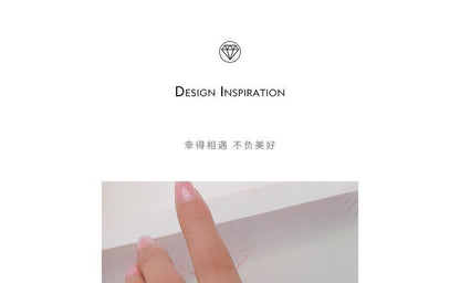 Enamel Rhinestone Sterling Silver Ring ZJ16