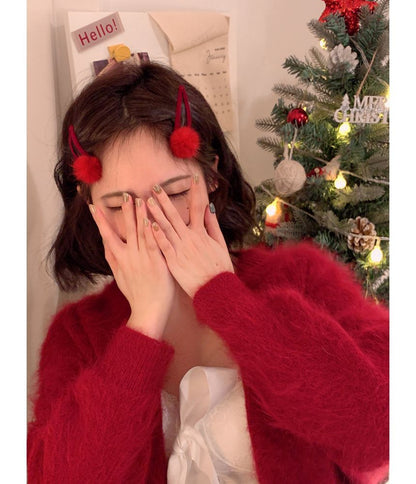 Pince à cheveux boule moelleuse MK18407