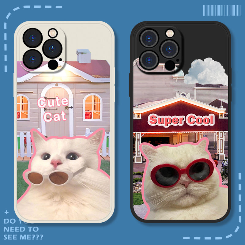 Cute Funny Cat Dog Phone Case