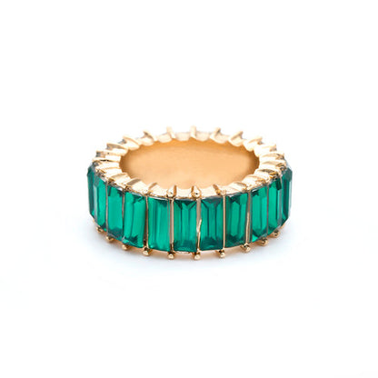 Bindi Baguette Eternity Band 925 Ring LIN40 - mkkawaiishop