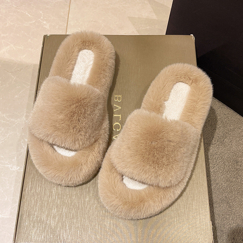 Cute Fluffy Home Slippers - Heartzcore