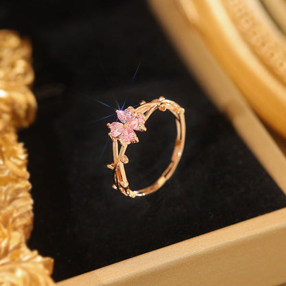 Pretty In Pink Ring LIN22 - mkkawaiishop