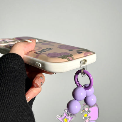 Lila Schmetterling Handyhülle