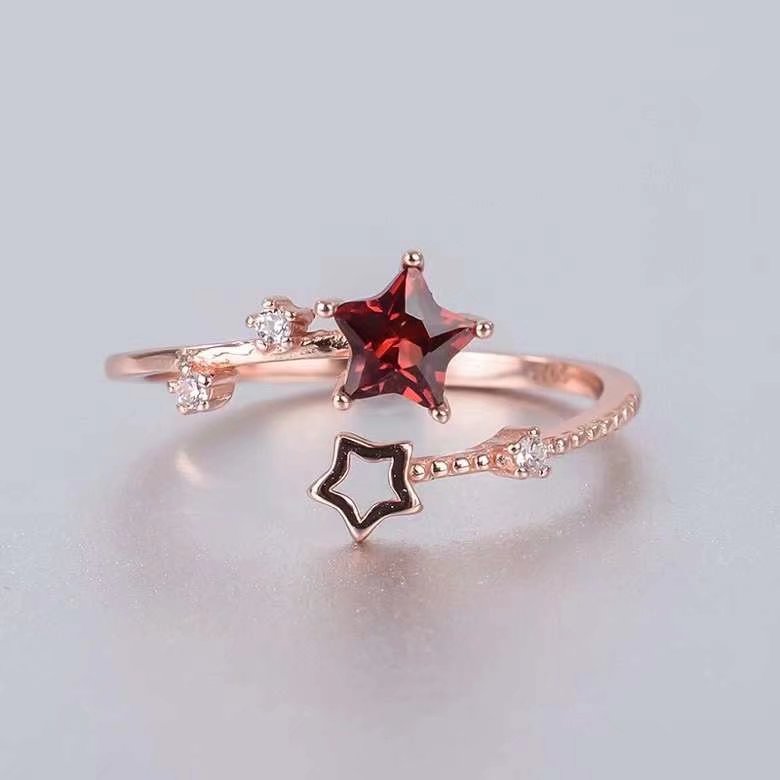 Star Crossed Ring LIN24 - mkkawaiishop